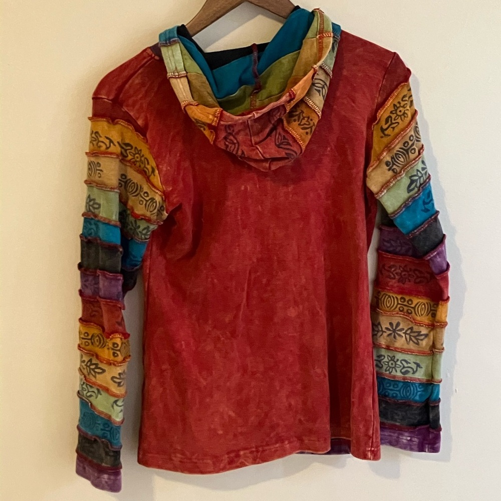 Hippie Cotton Zip Hoodie - Picture 5 of 6